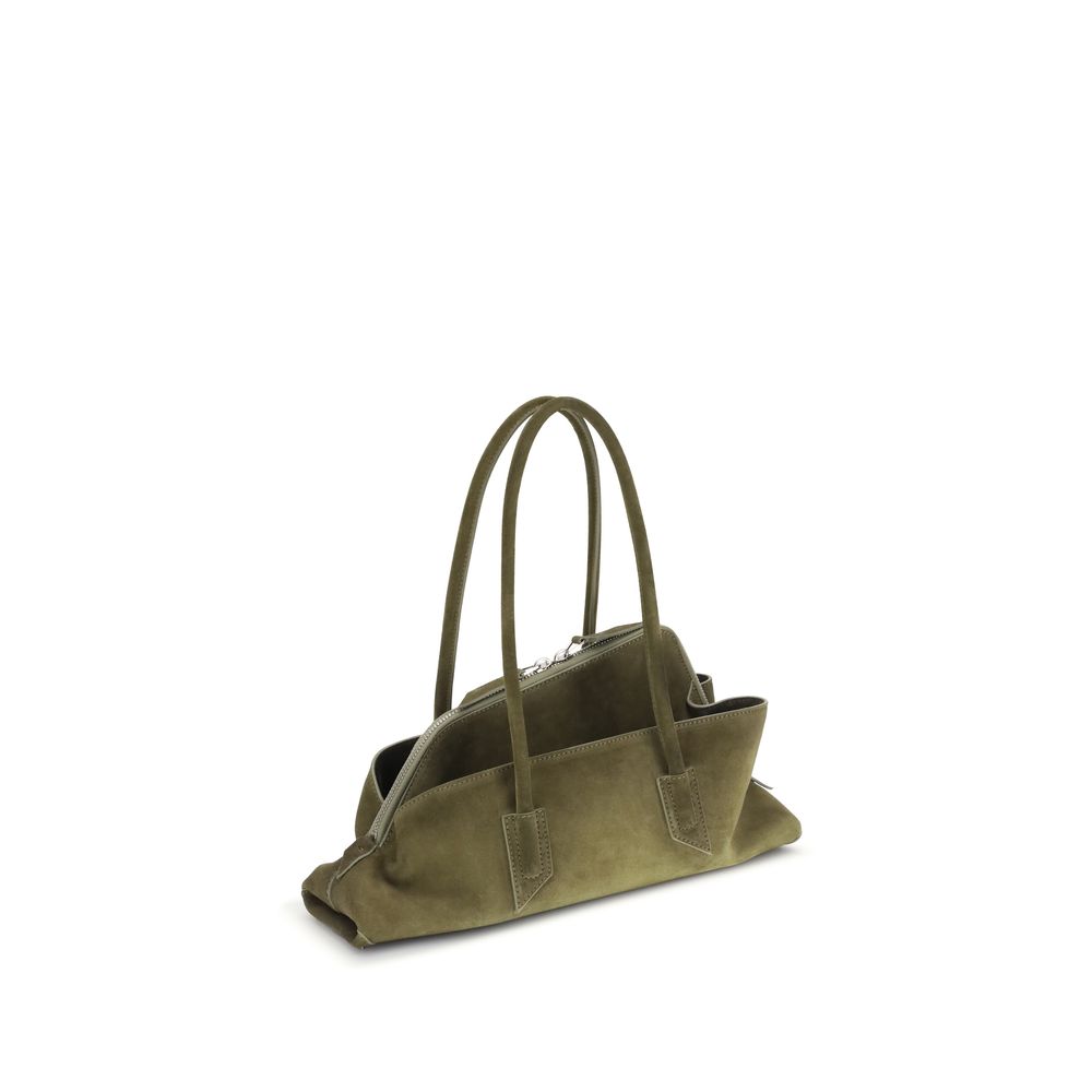Bolso de hombro Bos Taurus de piel de becerro verde