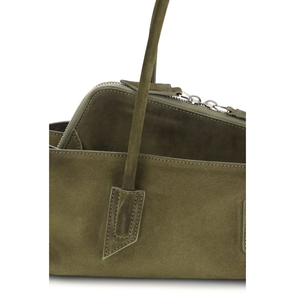 Bolso de hombro Bos Taurus de piel de becerro verde