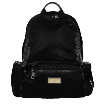 Black Nylon Backpack