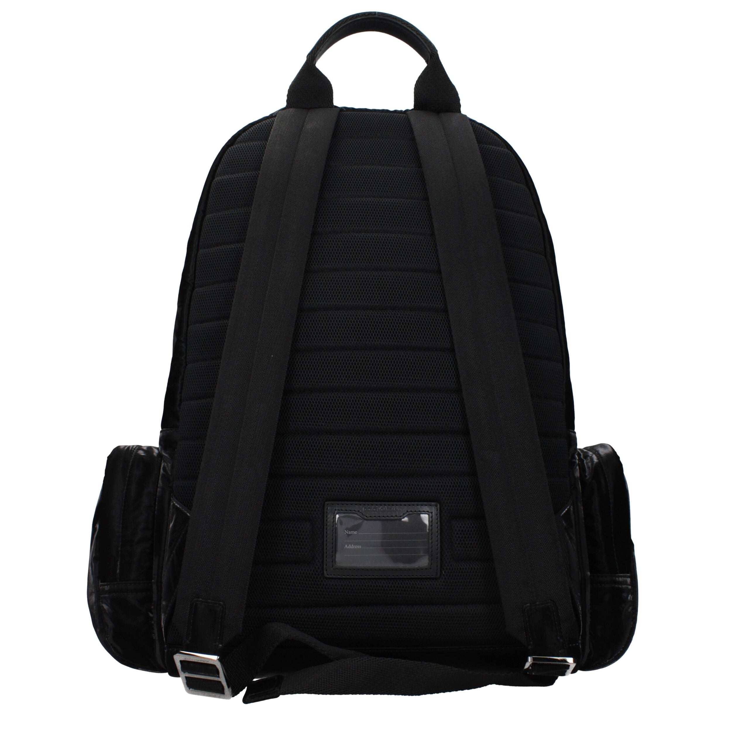 Black Nylon Backpack