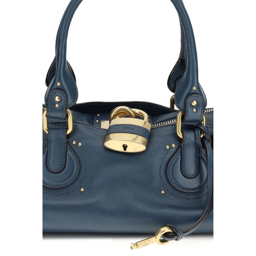 Bolso de hombro Bos Taurus de piel de becerro azul