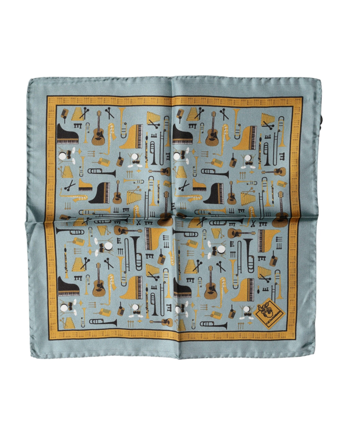 Blue Jazz Club Square Handkerchief Scarf
