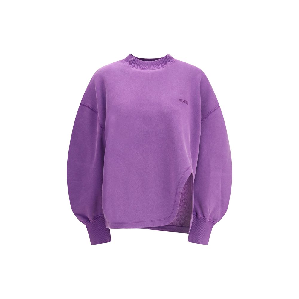 Sudadera de algodón morada