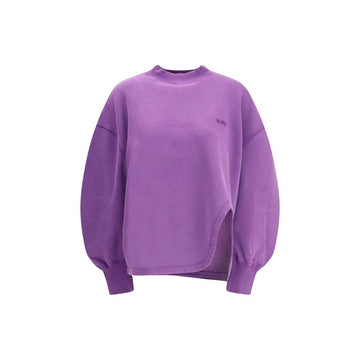 Sudadera de algodón morada