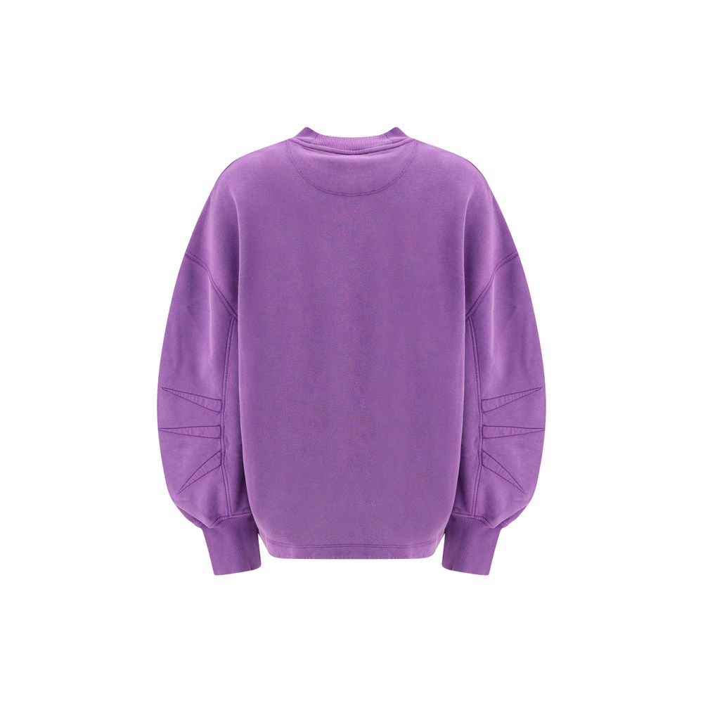 Sudadera de algodón morada