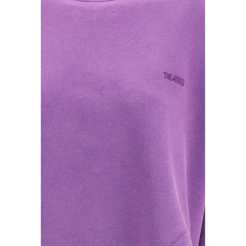 Sudadera de algodón morada