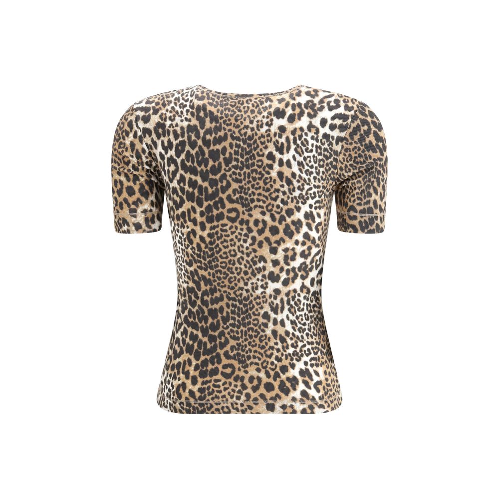 Camiseta de algodón multicolor