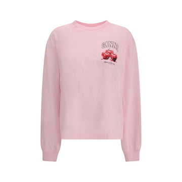 Camiseta de manga larga de algodón multicolor