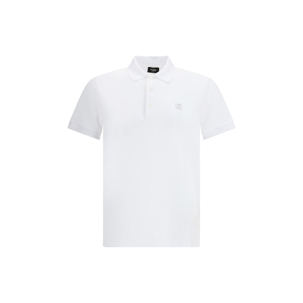 Polo de algodón blanco
