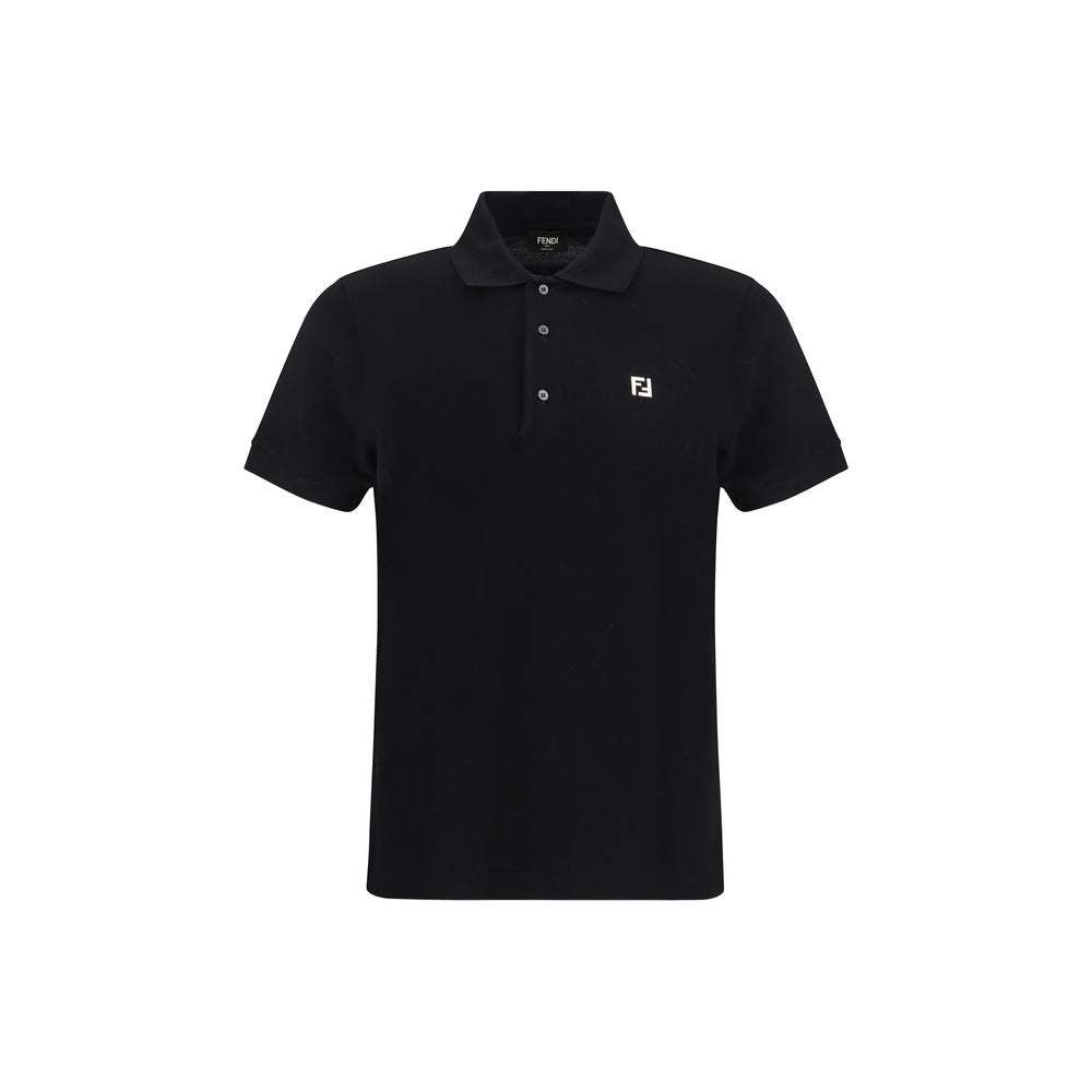 Polo de algodón negro