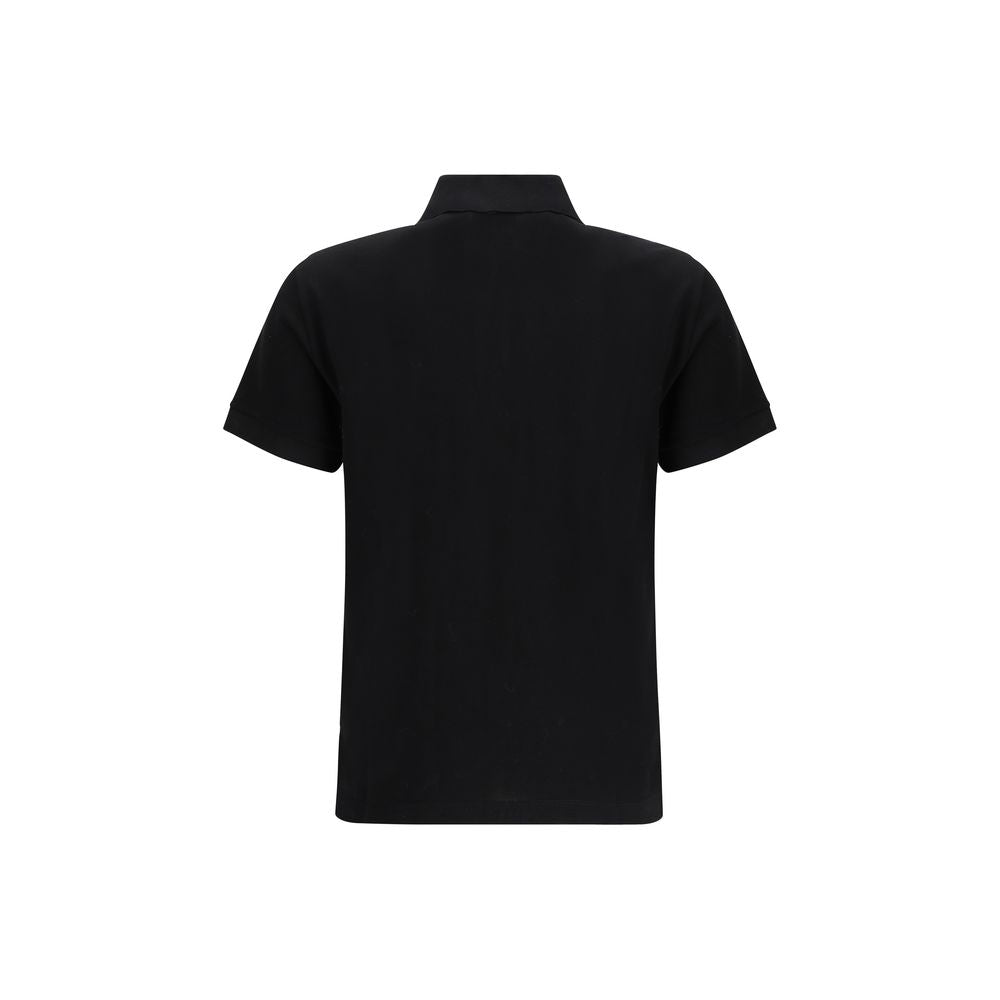 Polo de algodón negro