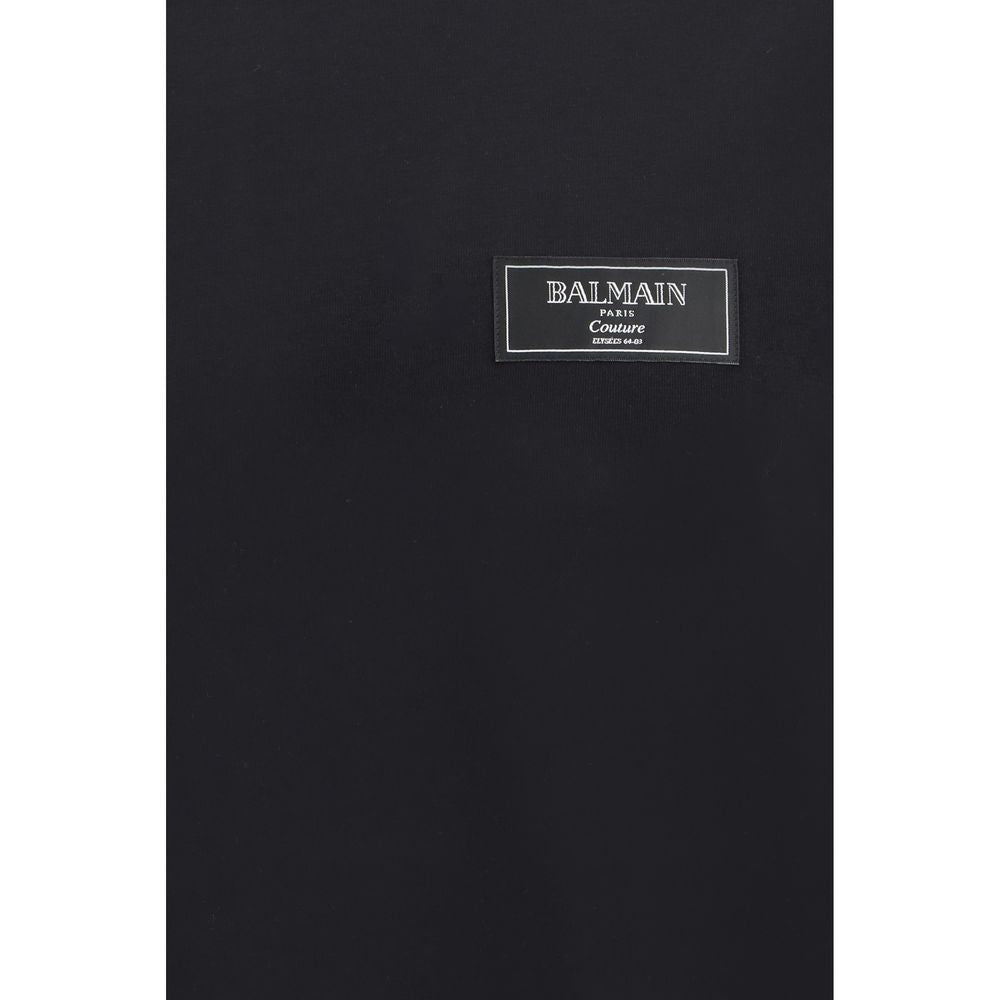 Camiseta negra de algodón