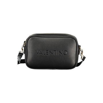 Black Polyurethane Women Handbag