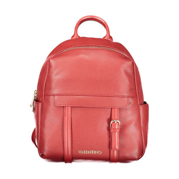 Rosso Polyurethane Women Backpack