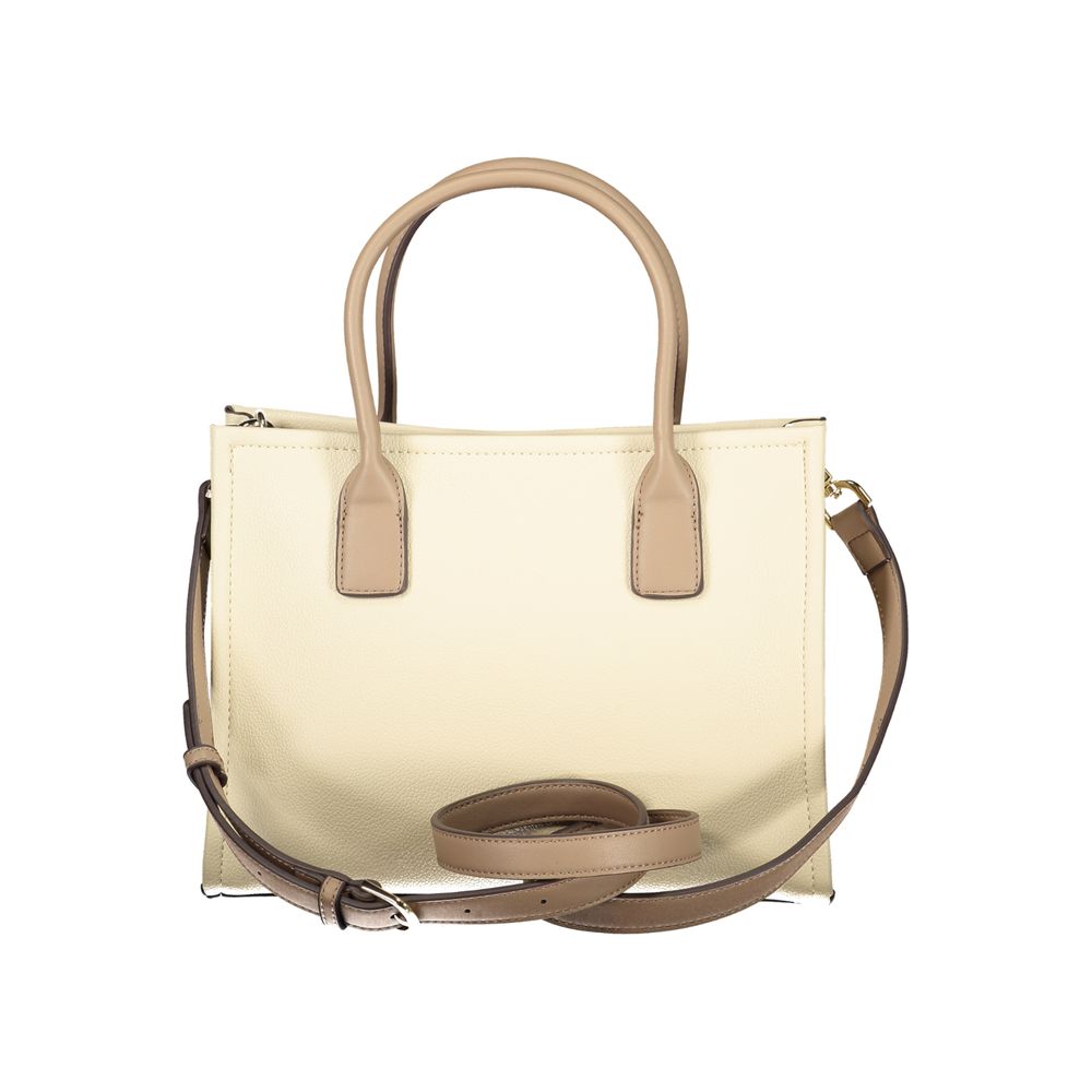 Bolso de polietileno beige