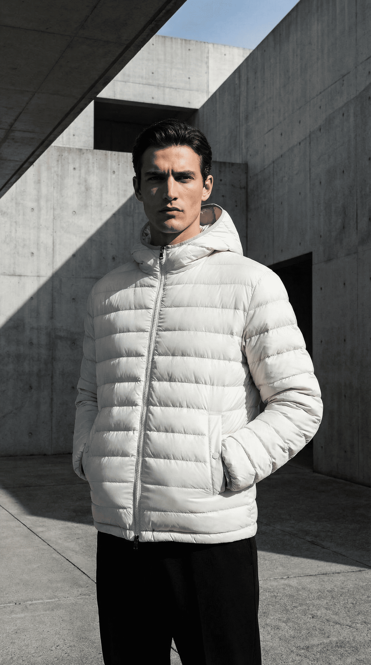Herno Bicolor Polyamide Shell Jacket