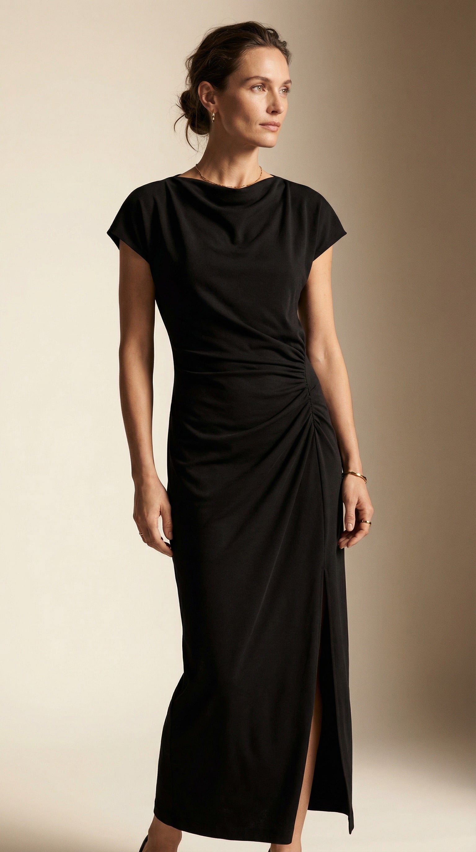 Isabel Marant Women's 'Nadela' Black Cotton Dress