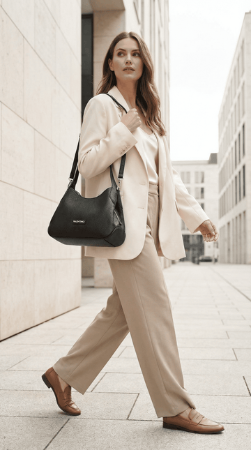 Valentino Black Polyethylene Women's Handbag