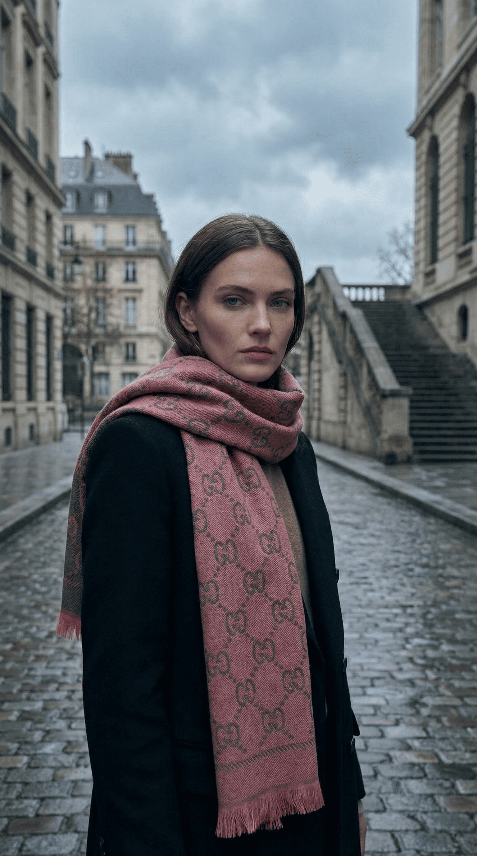 Gucci - GG Supreme Monogram Wool Scarf