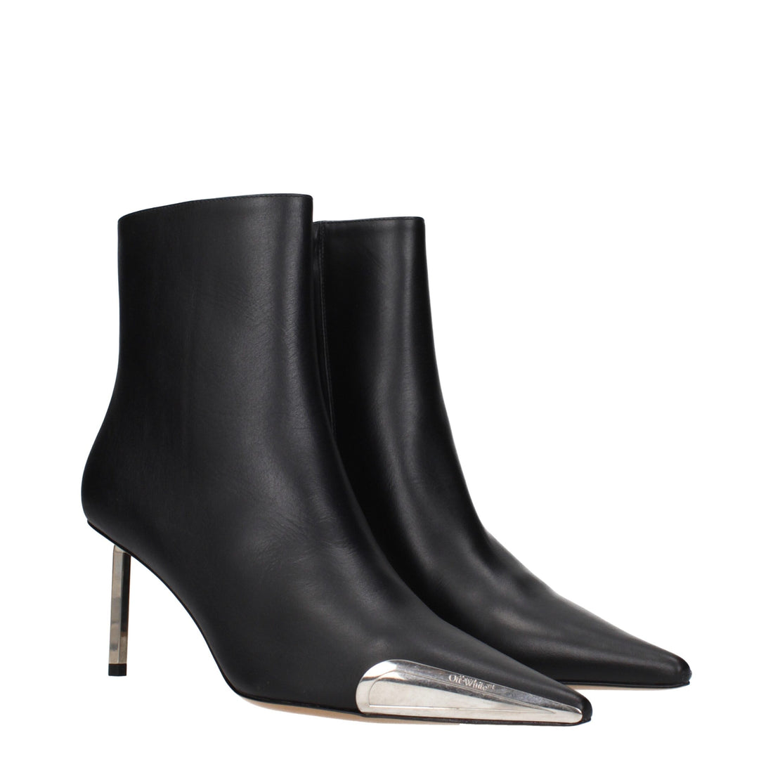 black‑leather‑ankle‑boots‑front‑view