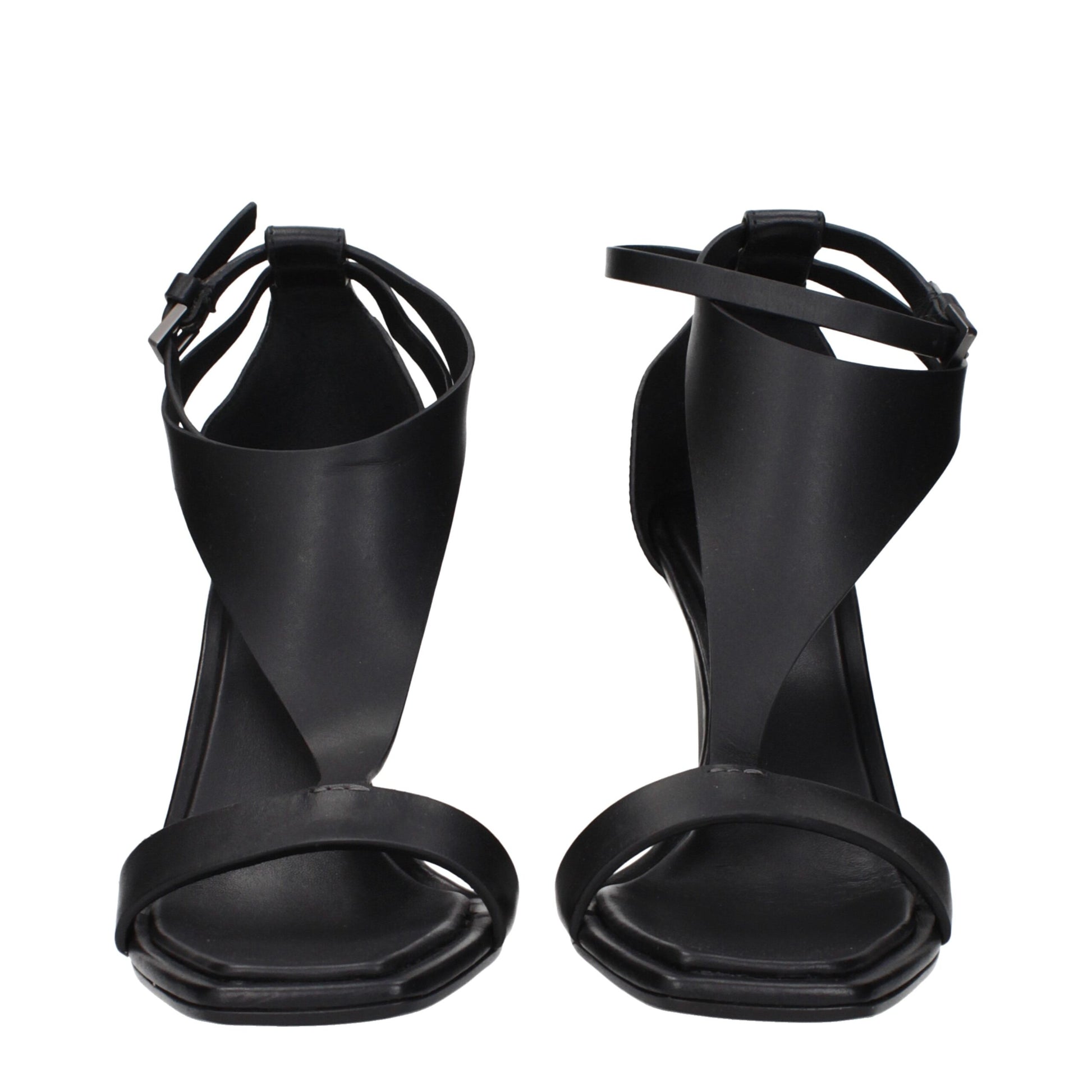 close‑up‑detail‑of‑black‑leather‑stiletto‑heel‑sandals