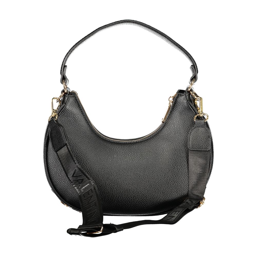 Nero poliuretano women’s shoulder bag