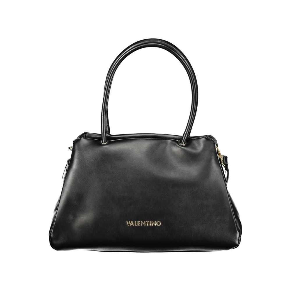 Black polyurethane women’s handbag