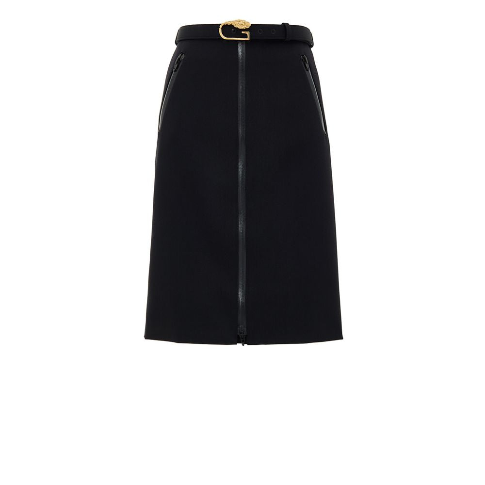 black‑wool‑midi‑skirt‑front‑view‑women