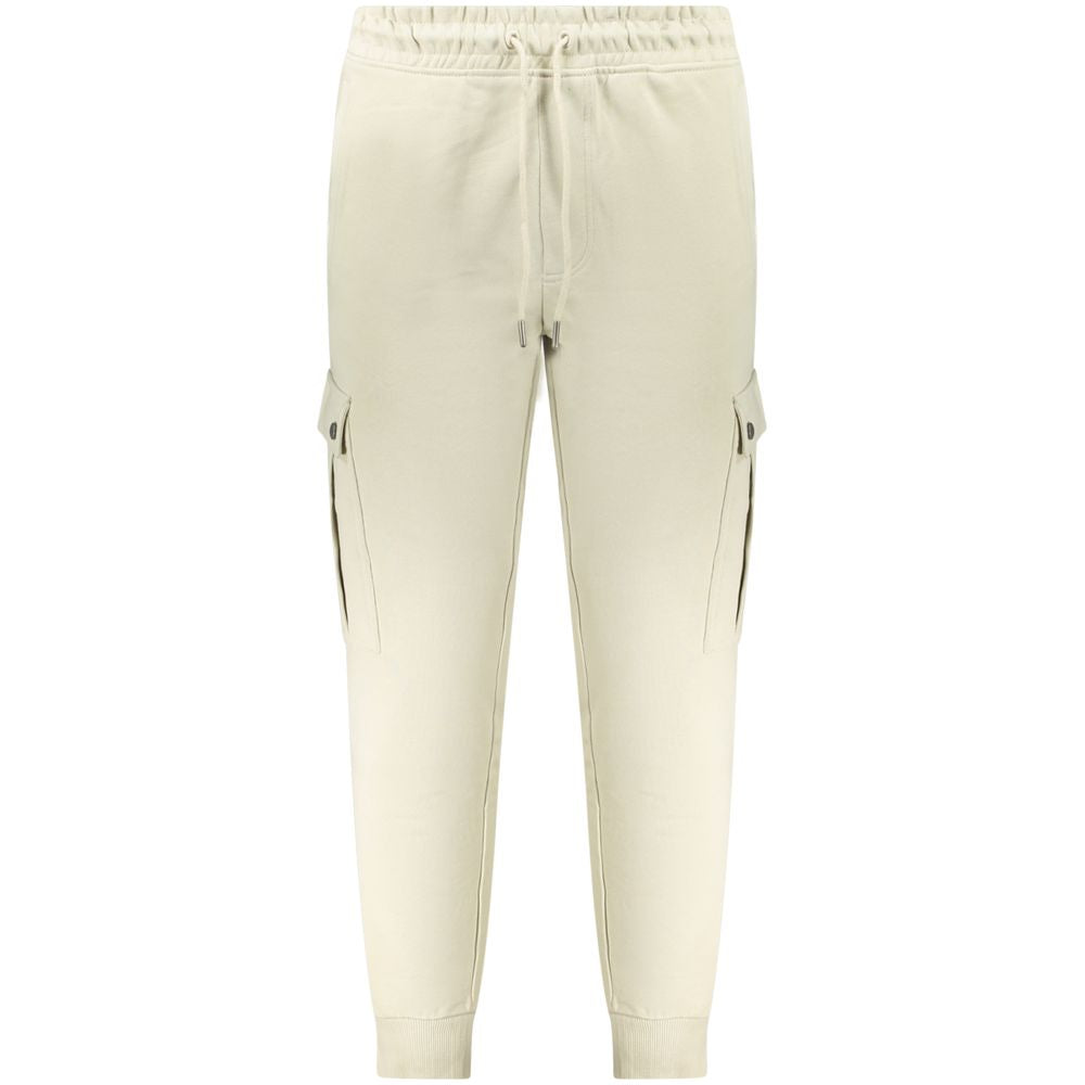 Boss men’s beige cotton luxury sweatpants 