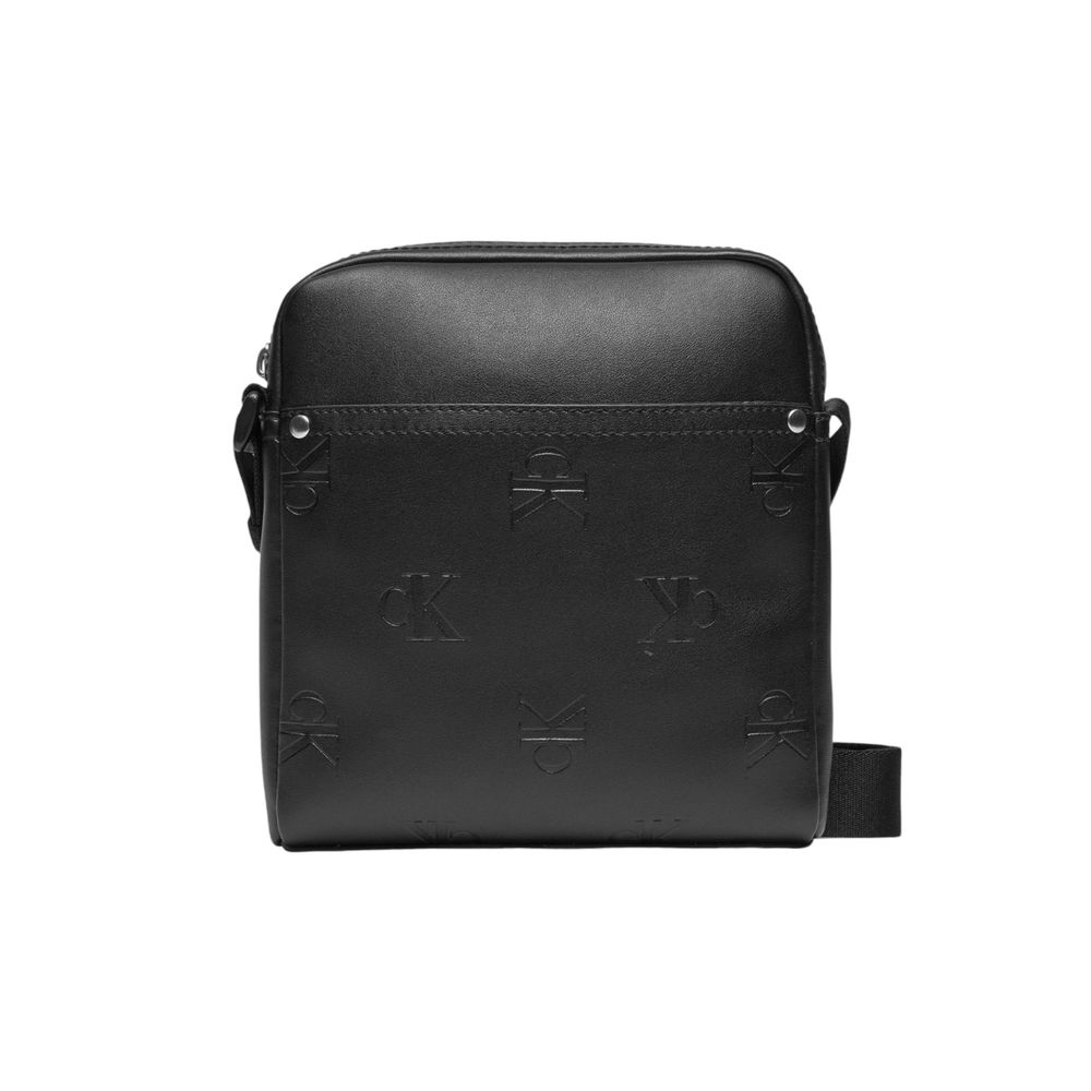Calvin Klein AOP reporter bag crossbody front view