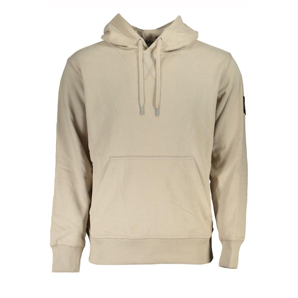 Calvin Klein beige cotton men’s sweatshirt front view