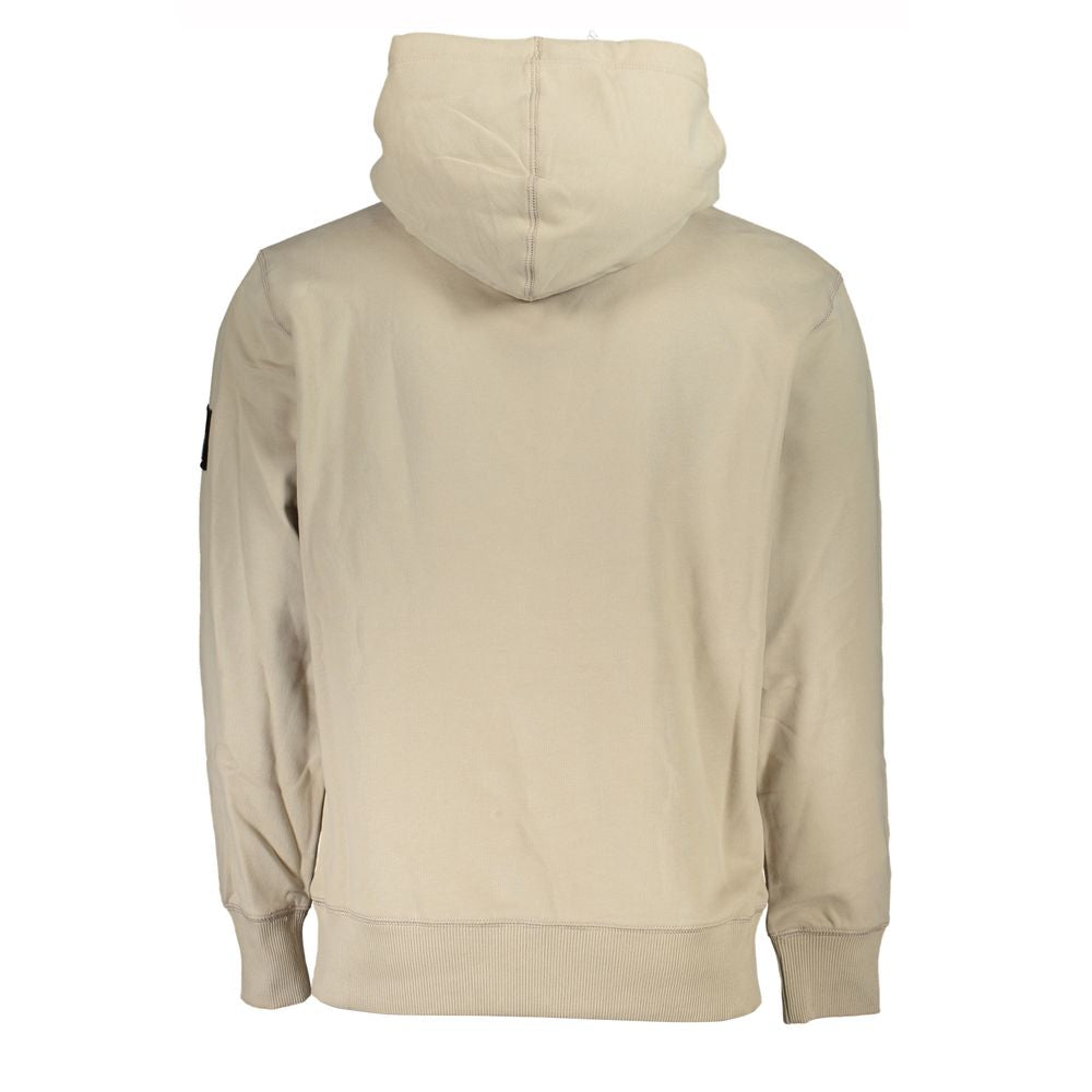 Calvin Klein beige cotton men’s sweatshirt front view