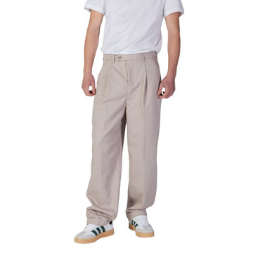 Calvin Klein men’s beige tailored casual trousers front view
