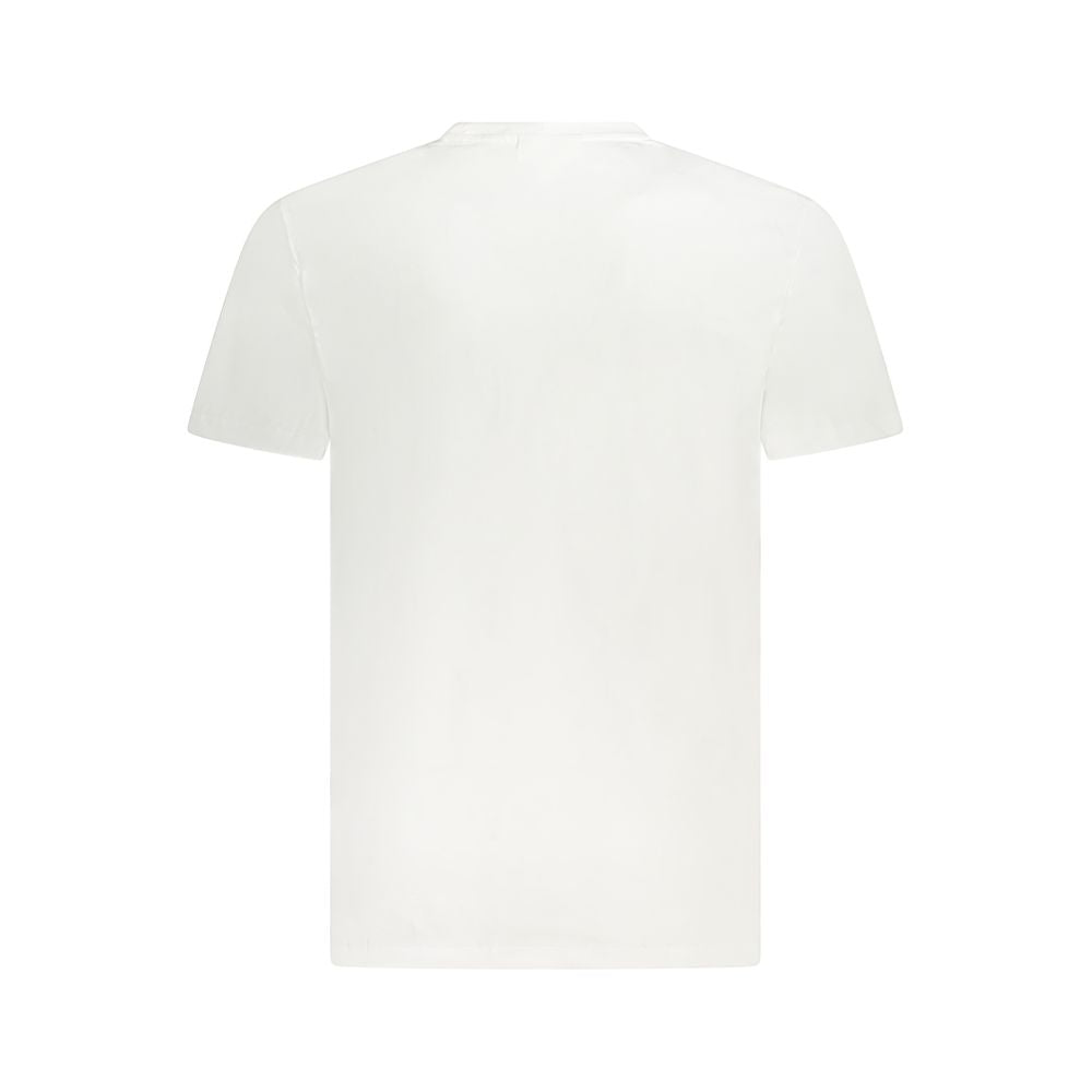 Calvin Klein bianco cotton men t shirt front view