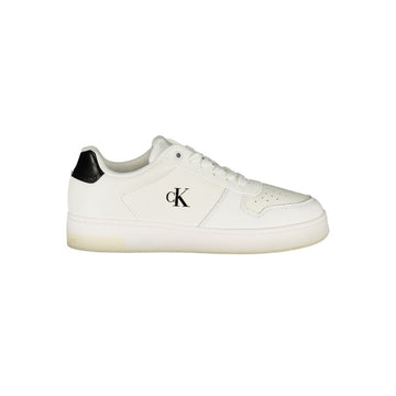 Calvin Klein bianco logo sneakers women front view