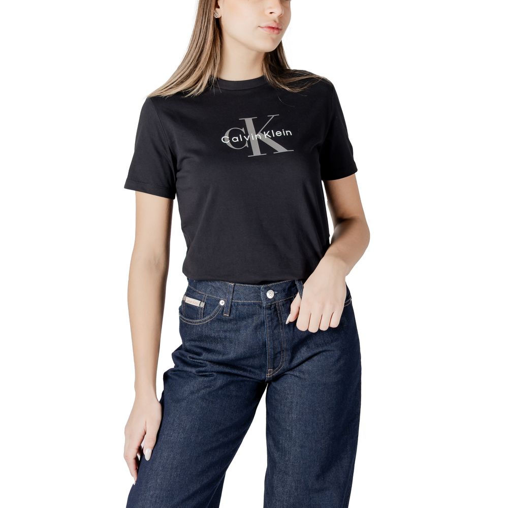 Calvin Klein black institutional T‑shirt luxury