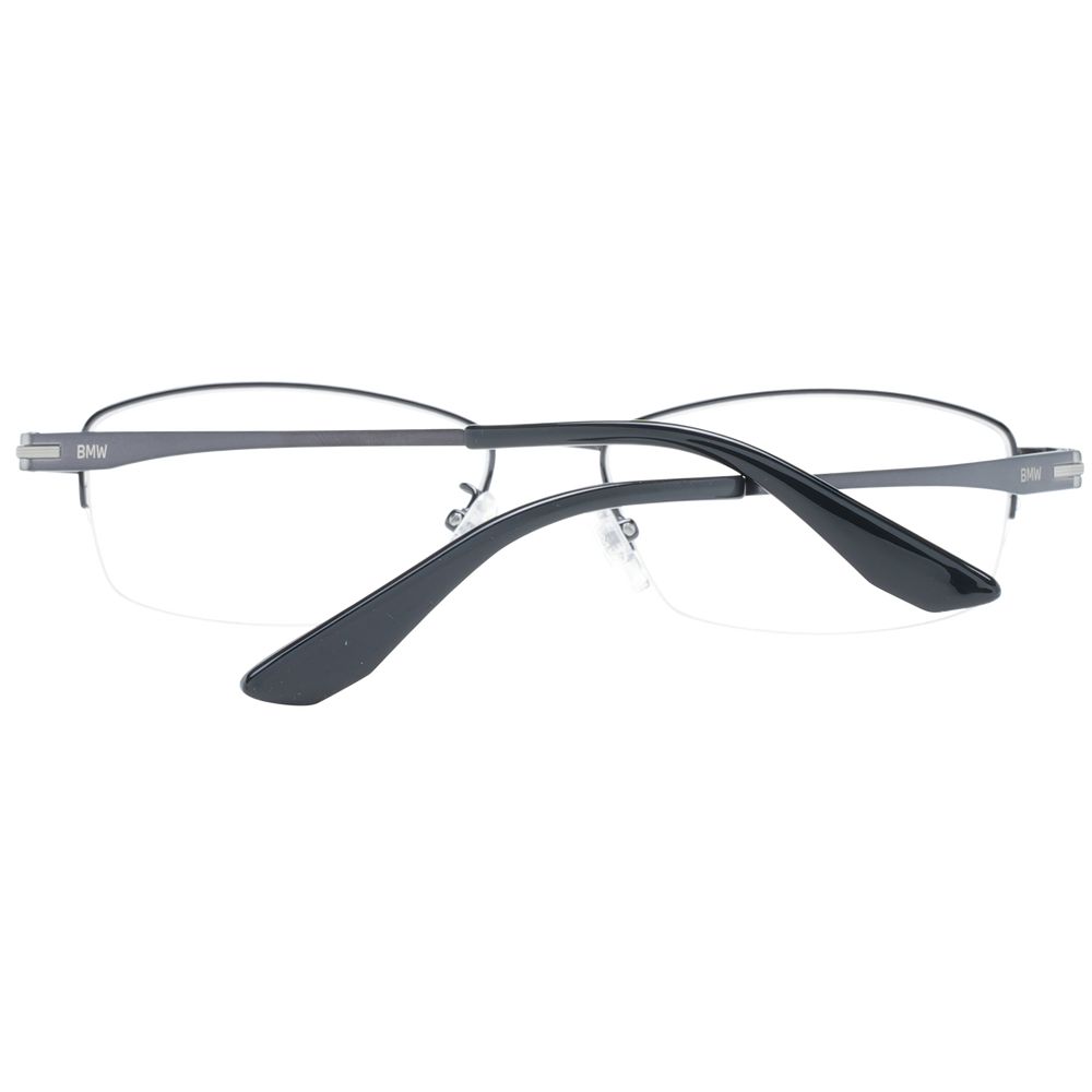 Calvin Klein black titanium glasses frames back view