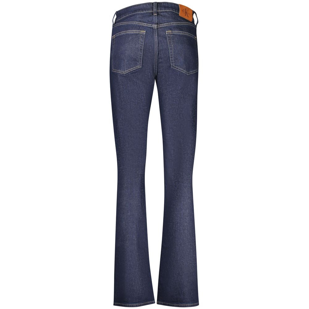 Calvin Klein blu cotton women jeans back view