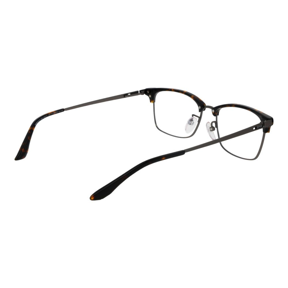 Calvin Klein brown titanium glasses frames back view