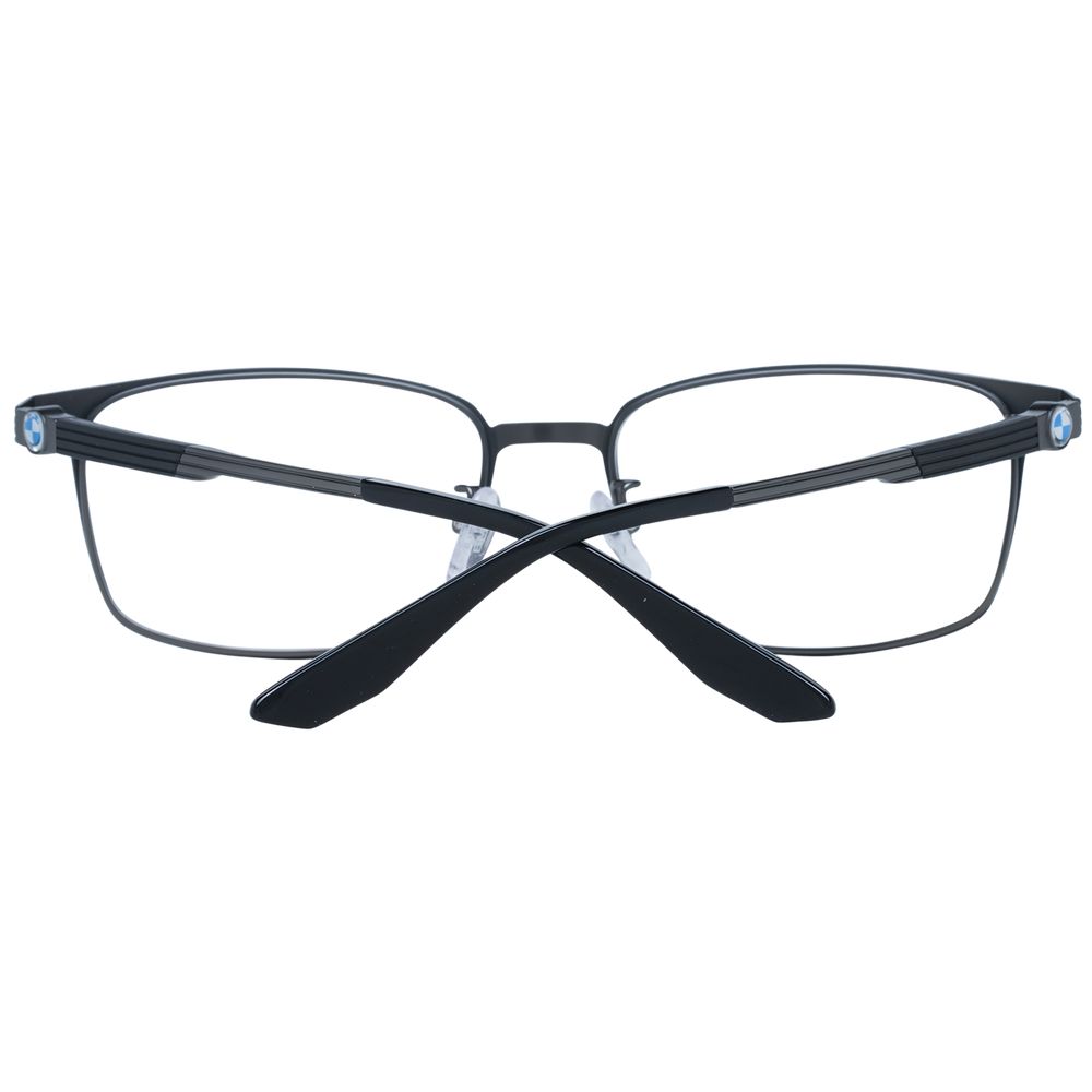 Calvin Klein gray titanium glasses frames back view