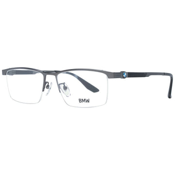 Calvin Klein gray titanium glasses frames front view