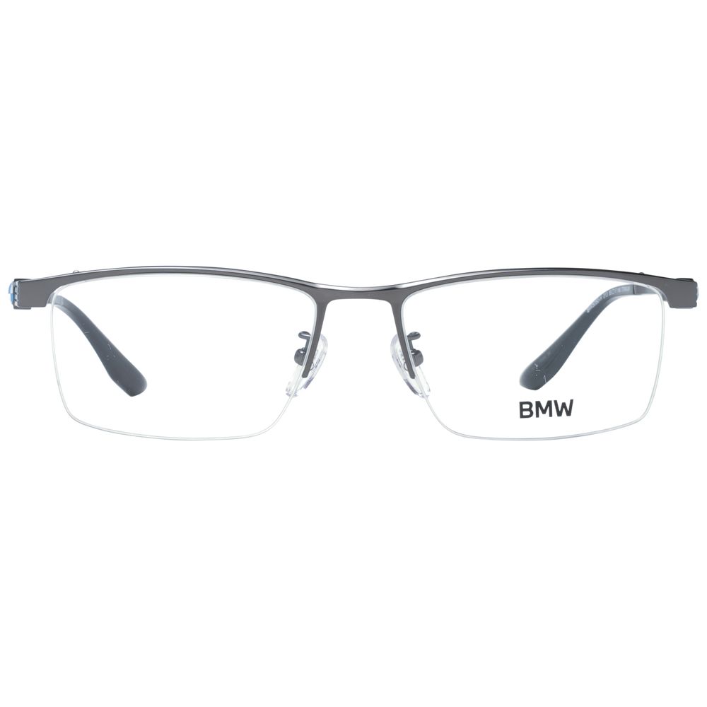 Calvin Klein gray titanium glasses frames front view