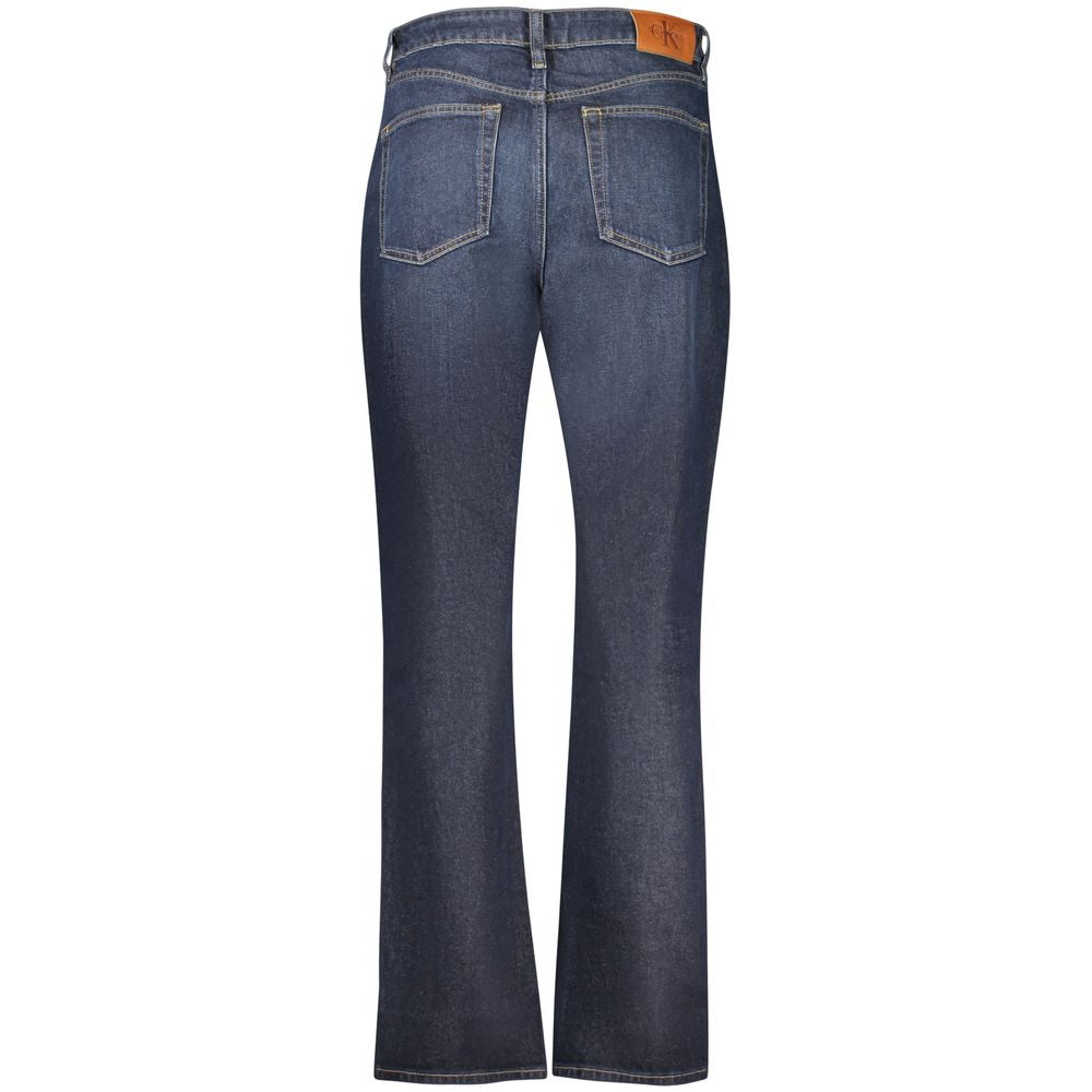 Calvin Klein high-rise straight-leg jeans women luxury denim 