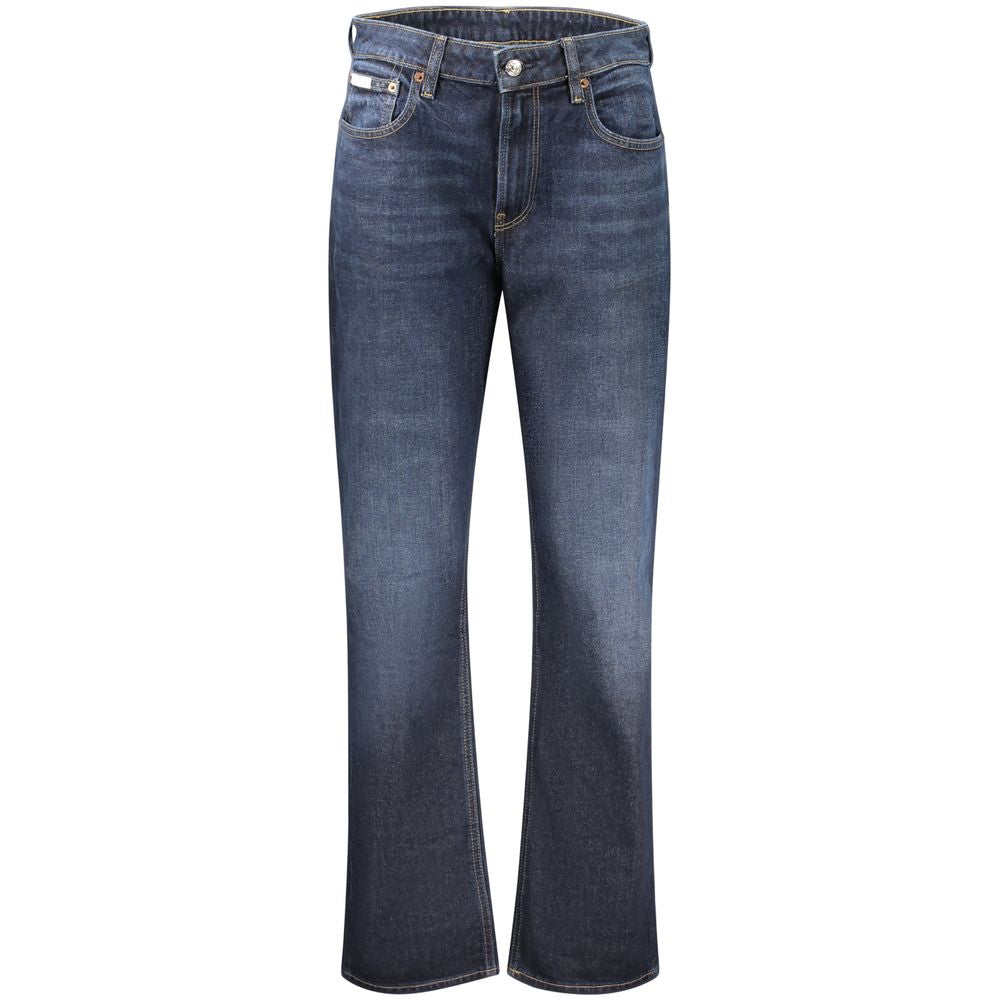 Calvin Klein high-rise straight-leg jeans women luxury denim 