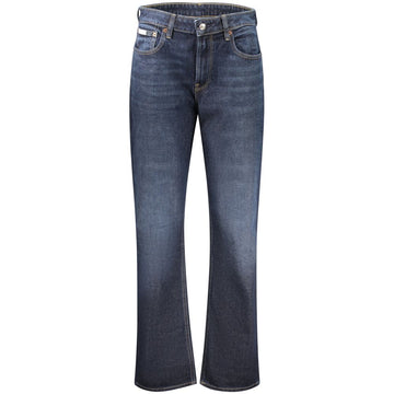 Calvin Klein high-rise straight-leg jeans women luxury denim 
