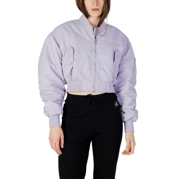 Calvin Klein women’s viola lightweight bomber jacket front view