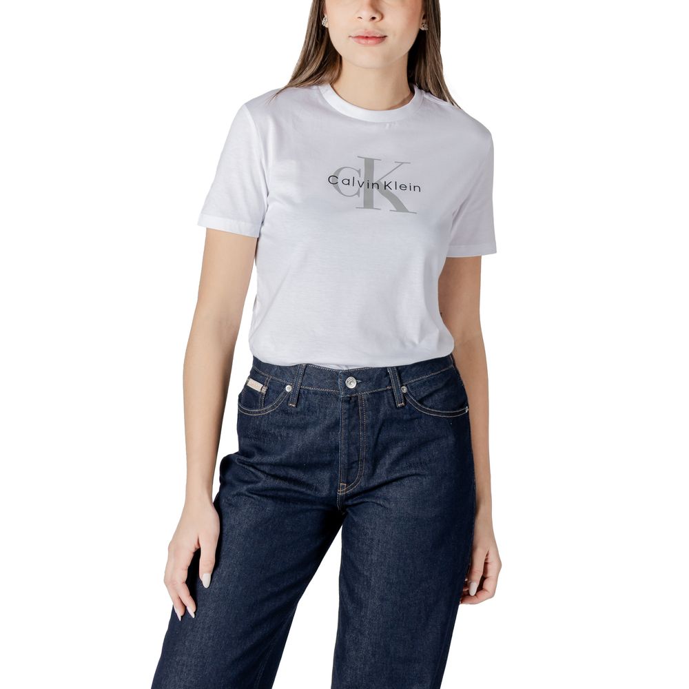 Calvin Klein white institutional T‑shirt luxury 