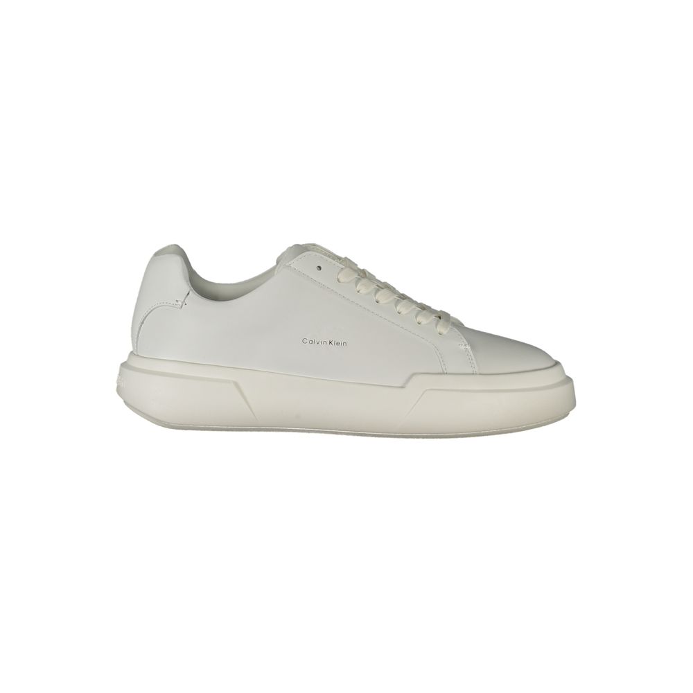 Calvin Klein white platform sneakers luxury designer trainers 