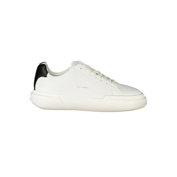 Calvin Klein white premium leather sneakers luxury designer trainers  