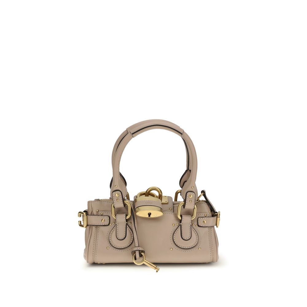 Chloé multicolor small Paddington shoulder bag in grained leather